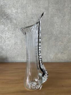 Art Deco Glass Vase Flower Vase Art Glass Handcrafted 31Cm High