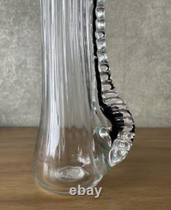 Art Deco Glass Vase Flower Vase Art Glass Handcrafted 31Cm High