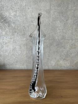 Art Deco Glass Vase Flower Vase Art Glass Handcrafted 31Cm High