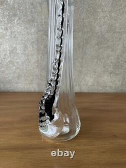 Art Deco Glass Vase Flower Vase Art Glass Handcrafted 31Cm High