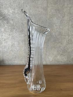 Art Deco Glass Vase Flower Vase Art Glass Handcrafted 31Cm High