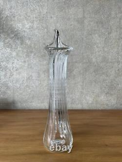 Art Deco Glass Vase Flower Vase Art Glass Handcrafted 31Cm High