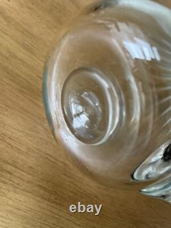 Art Deco Glass Vase Flower Vase Art Glass Handcrafted 31Cm High