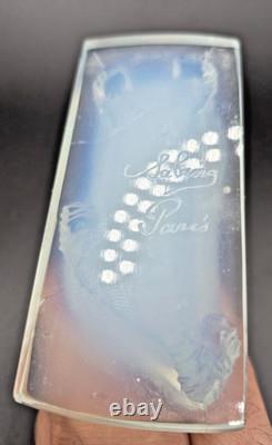 Art Deco Sabino of Paris Opalescent Glass Scotty Dog No Damage 4.25 inches long