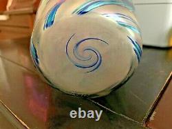 Art Glass Correia Large 9.5 Artist Proof Vase Iridescent Beauty