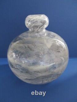 Art Glass Large Vase 1970's Peill & Putzler Hand Blown Fully Marked UK Seller
