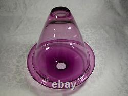 Art Glass Vase Amethyst Young Constantin Large Vessel