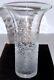 Art Glass Vase Ed Branson Crystal Clear Hand Blown Signed 1997