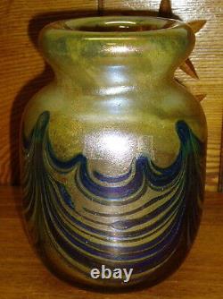 Art Glass Vase Karl Schantz