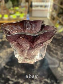 Art Glass vase signed by Kaj Blomqvist for Kumela Riihima? Ki, Finland 1970s