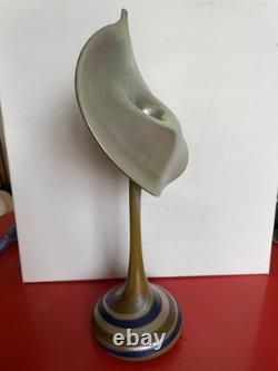 Art Nouveau Carl Radke for Phoenix Studios Art Glass, Jack in the Pulpit