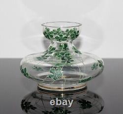 Art Nouveau Glass Vase For Rear Silesia Around 1900 Art Nouveau L. Sütterlin Glass