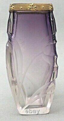 Art Nouveau Moser Glass Cabinet Vase
