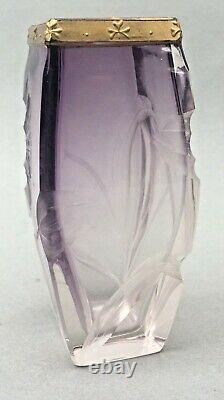 Art Nouveau Moser Glass Cabinet Vase