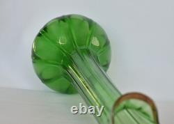Art Nouveau Murano N Martinuzzi Vittorio Zecchin Costolato Ribbed Glass Vase
