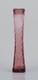 Art Glass Vase, Central Europe. Tall And Slim Vase In Purple Glass