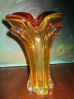 Astonishing & Exquisite Complex-archimede Seguso Italian Art Glass Vase