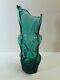 Blenko Art Glass Aqua Vase #609 Wayne Husted Signed Mid-century Modern Vtg 1959