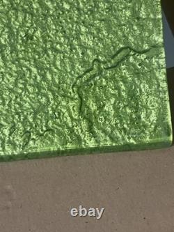 BRAND NEW Svaja Art Glass 37cm Plate Signed Handcrafted Centerpiece