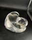 Baccarat Crystal Zinzin Heart Paperweight France Model #2103966 Large