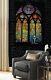 Banksy Prayer Church Window Stained Glass Cool Painting Canvas Print Wall Art