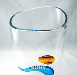 Barbini Murano Art Glass Huge 13 Modern Hand Blown Vase(s) New w sticker