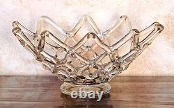 Barovier Murano Art Deco large glass centerpiece, 43x20 cm, Italia