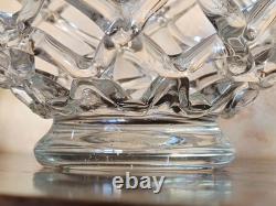 Barovier Murano Art Deco large glass centerpiece, 43x20 cm, Italia