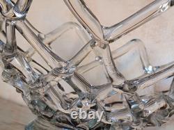 Barovier Murano Art Deco large glass centerpiece, 43x20 cm, Italia