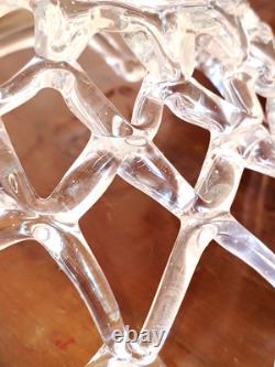 Barovier Murano Art Deco large glass centerpiece, 43x20 cm, Italia