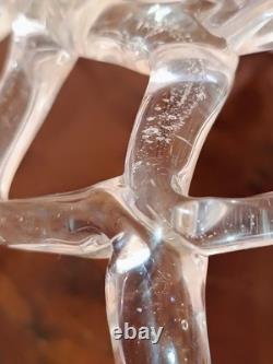 Barovier Murano Art Deco large glass centerpiece, 43x20 cm, Italia