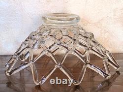 Barovier Murano Art Deco large glass centerpiece, 43x20 cm, Italia