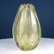 Barovier & Toso Cordonato D' Oro Vase Gold Leaf Art Glass Murano, Italy 1950s
