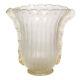 Barovier & Toso Murano Glass Vaso Art Deco Vase Signed Gold Leaf Dipped Vm 71
