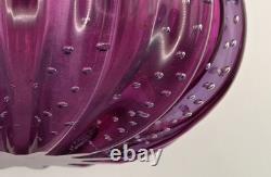 Barovier & Toso Murano Italy Large Bullicante Cased Glass Vase Italy 1930s-1950s Barovier & Toso Murano Italy Large Bullicante Cased Glass Vase Italy 1930s-1950s