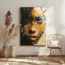 Beatiful Woman Glass Wall Art, Abstract Wall Art, Glass Wall Decor, Artwork