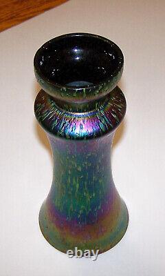 Beautiful Bohemian Kralik Iridescent Art Glass Vase