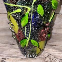 Beautiful Dale Tiffany Henton Hand Blown Art Glass Vase