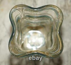 Beautiful Decorative Custom Made Decorative Glass Vase With Crimped Design