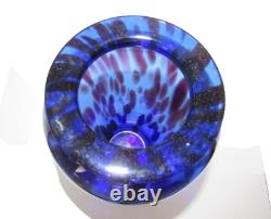 Beautiful Large Cobalt Blue Murano Style Art Glass 13.25