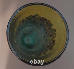 Beautiful Robert Held Art Glass Vase Iridescent