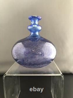 Bertil Vallien (1938-) Kosta Boda iridescent Glass Vase