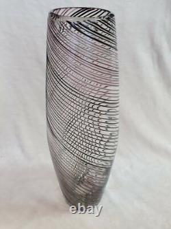 Betty Jackson Black Art Glass Vase