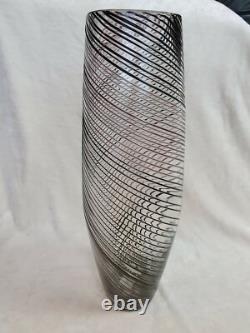 Betty Jackson Black Art Glass Vase