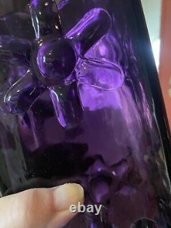 Blenko Glass 2 Daisy Vase Designed By Wayne Husted 6115 Amethyst