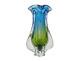 Bohemia Art Glass Vase By Jozef Hospodka For Chribska Glassworks, 1960's