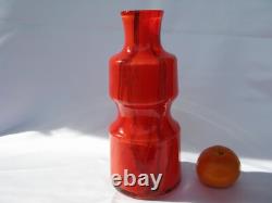 Bohemian Prachen Glassworks Art Glass Flora Vase Designed by Frantisek Koudelka