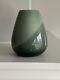 Caithness Rare Green Touchstone Art Glass Vase Made In Scotland