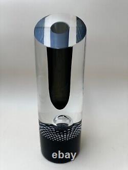 CURIOUS A Modern Art Glass Studio Vase with Optic Illusion effect by F. KoveK