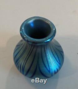 Charles LOTTON Art Glass Miniature Vase, Signed & Dated 1975